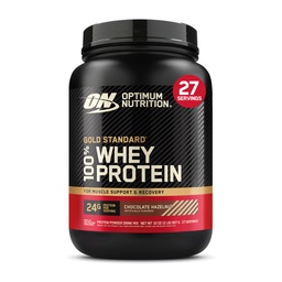 Optimum Nutrition Gold Standard 100% Whey Protein Powder, Chocolate Hazelnut, 2 Pfund (Verpackung Mai Vary)
