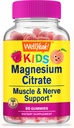 Eh bien oui Citrate de magnésium Gummies pour les enfants - Supplément anti-stress chiable pour les enfants - Calme naturel, support d'humeur, non-OGM, sans gluten - Saveurs naturelles - 60 Gummies