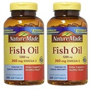 Huile de poisson de nature 1200mg avec Omega-3, 400 Softgels