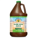 Lys of the Desert Vera Juice - Aloe Vera à feuilles entières, jus d'aloe non-OGM avec des vitamines naturelles, enzymes digestives pour la santé des intestins, soulagement de l'estomac, bien-être, peau glamour, 128 Fl Oz