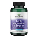 Swanson Triple Magnésium Complexe - 100 Capsules, 400mg Chaque