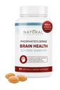 Sans soja Phosphatidylsérine 100mg Softgel - Supplément PS stimule la mémoire, la focalisation, la résolution des problèmes, le contrôle du cortisol. Lécithine naturelle de tournesol, breveté vert-PS. Non-OGM, 60 Softgels