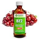Fiable-1 Laboratoires Vitamine liquide B12 Supplément quotidien 1000mcg pour les hommes et les femmes adultes - Saveur de cerise naturelle