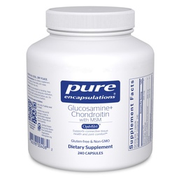Pure Encapsulations Glucosamin Chondroitin mit MSM - Unterstützt die gemeinsame Gesundheit und normale Knorpelbildung* - hält Enzymaktivität - Glutenfrei & Non-GMO - 240 Kapseln