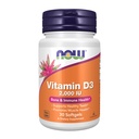 JETZT Nahrungsergänzungsmittel, Vitamin D-3 2.000 IU, Hohe Potenz, strukturelle Unterstützung*, 30 Softgels