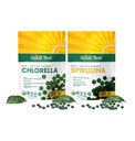 Sunlit Best Premium Chlorella & Spirulina 1000 Comput Tablet Bundle pour le soutien immunitaire, l'énergie, le bien-être