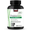 FACTEUR DE FORCE ProbioSlim Probiotiques extra-résistance pour les femmes et les hommes avec 30 milliards d'UFC de probiotiques pour la santé digestive, le soulagement de la bloatation et la santé des intestins, avec fibre prébiotique, 120 capsules