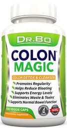 Colon Cleanse Detox Formula - Pilules naturelles de nettoyage Bowel pour Bloating intestinal et nettoyage digestif rapide - Supplément de soulagement de la constipation quotidienne Gut, Belly, Stomach - Femmes Men Herbal Weight Flush