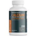 Bronson Calcium 1200mg par portion plus vitamine D3 1000 UI haute puissance formule, non-OGM, 200 comprimés