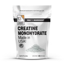 C'est juste ! - Poudre monohydratée de créatine, Poudre pure de créatine, Fabriqué aux États-Unis, Testé 3e laboratoire de parti, 5g par portion, Scoop inclus, Pas de remplissage, Pas de saveur ajoutée (non aromatisé, 200g / 40 portions)