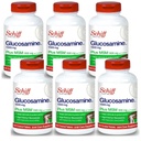 Schiff Glucosamine 1500mg Plus MSM et acide hyaluronique, 150 comprimés - Supplément articulaire (paquet de 6)