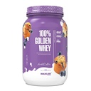 Maxler 100% Golden Whey Protein - 24g Protein per Servieren - Premium Whey Protein Powder for Pre Post Workout - Schnell absorbierende Whey Konzentrat, Isolate & Hydrolysate Blend - Blueberry Muffin 2 lb