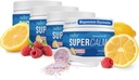 Mélange de boissons Nello Supercalm - Ashwagandha KSM 66, Glycinate de magnésium, L-Theanine, vitamine D3 - Extrait de racine Ashwagandha, supplément de magnésium et L-Theanine - 30 portions - 4 paquets