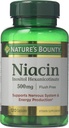 Nature's Bounty Flush Free Niacine 500 Mg, 240 Capsules (2 X 120 Bouteilles de comptage)
