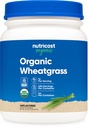 Nutricost Organic Wheatgrass Powder 1 LB - Non-GMO Superfood
