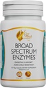 Cocó March N.M.D Broad Spectrum Enzymes- 18 Enzyme für Gluten-Lactose-Digestive Unterstützung -Adult & Kinder Säure und Bile Resistant - Dairy Free, Vegan, 460 mg Proprietary Blend, 60 Kapseln