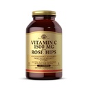 Solgar Vitamine C 1500 mg avec des hanches roses, 180 comprimés - Antioxydants et immunosupport - Santé globale - Soutiens peau et articulations saines - Non OGM, végétalien, sans gluten, sans lait, sans casher - 180 portions