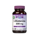 Bluebonnet Nutrition L-Glutamine 500mg, soutient la fonction immunitaire*, transporteur d'azote*, sans soja, sans gluten, non-OGM, certifié Kosher, végétalien, 100 capsules végétales, 100 portions