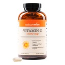 NatureWise Vitamine C Capsules de 1000mg - Extra Strength Vitamine Vegan C pour le soutien quotidien antioxydant et immunitaire - Non-OGM, États-Unis Fabriqué - 360 capsules[360 jours]