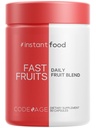 Codeage Instantfood Fruits rapides, plus de 15 Fruits Poudres Équivalent Tout-en-un, Vitamines alimentaires quotidiennes entières véganes - Berries, polyphénols antioxydants et multivitamines bioflavonoïdes, non OGM, 90 capsules