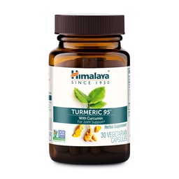 Himalaya Turcuma 95 - Supplément à base de plantes avec curcumine curcumine pour le soutien et la mobilité articulaires, 95% Curcuminoïdes - Végétaux, non OGM, sans gluten, 600 mg, 30 capsules
