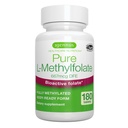 Igennus Pure Méthyl Folate 400 mcg, 180 comprimés, étiquetage propre, forme méthylée de l'acide folique 5-MTHF (vitamine B9), végétalien, adapté à la grossesse, un jour, 6 mois d'approvisionnement