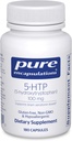 Reine Kapseln 5-HTP 100 mg - Gehirngesundheit, Schlafregulierung & Appetitunterstützung* - 5-Hydroxytryptophan - Glutenfrei & Non-GMO - 180 Kapseln