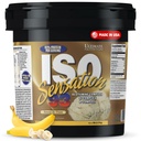 Ultimate Nutrition Whey Protein Isolate Pulver mit Glutamin Complex, ISO Sensation 93 - Whey Protein Pulver mit hinzugefügtem Kolostrum für verbesserte Erholung, Immunität & Gut Gesundheit - Banana, 5lbs
