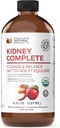 Komplette natürliche Produkte Kidney Complete - 8oz Organische Flüssigkeit für Nierenunterstützung, Sauberkeit und Detox mit Apple Cider Essig, Lemon, & Organic Chanca Piedra.
