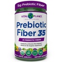 Planète Vital - Fiber 35 Poudre Diverse Supplément de fibre pour le soutien alimentaire et la constipation occasionnelle avec 35 fibres prébiotiques et 35 superaliments biologiques pour maintenir la régularité Bowel, 6,77 oz