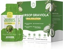 Soursop Graviola Oral Liquid 10 FL.OZ, Haute Absorption Soursop Bitters Boissons pour les femmes et les hommes, Extrait de fruits frais de Graviola pour la régénération de cellules*, le soutien immunitaire et antioxydant, le goût d'ananas