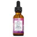HERITAGE STORE Huile de graines noires avec 3 % de thymoquinone, oméga 6 9 - Nigella Sativa Huile liquide, pressée à froid à partir de graines noires, articulations, digestion et soutien immunitaire, végétalien, garantie de 60 jours, 30 Serv, 1 fl oz