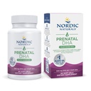Nordic Naturals Vegan Prenatal DHA, non aromatisé - 60 gels souples - 500 mg DHA à base végétale - soutient le développement du cerveau chez les bébés et la grossesse en santé - non-OGM - 30 portions
