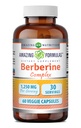 Amazing Formulas Berberine with Bitter Melon & Banaba Extract Complex | 1250 Mg Per Serving | Veggie Capsules | Non-GMO | Gluten-Free | Made in USA (60 Count | 1 Pack)