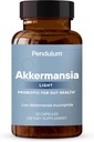 Pendulum Akkermansia Light | Der NUR-Marke mit patentierter Live Akkermansia Muciniphila | Eine probiotische Ergänzung für Frauen und Männer | Unterstützt GLP-1, verbessert die Gutgesundheit, Prebiotic Fiber (30 Kapseln)