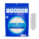 Capsuline Taille 000 - Capsules de gélatine vides blanches colorées - 1000 Nombre - Capsules de pilules de gel vides - Remplissage de gélules de viande bovine pure bricolée - Capsules vides - Certifiés Casher et Halal - Non-OGM