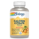 Solaray Calcium Citrate 1000 mg, supplément calcium calcium naturel orange pour la force osseuse, les dents, le nerf, le muscle et le cœur, garantie de 60 jours, 15 portions, 60 chéwables