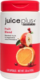 JuicePlus+ Fruit Blend: Pflanzenbasierte Ganze Nahrungsergänzung mit Apfel, Pfirsich, Cranberry &amp; More! - Vegan, Glutenfrei, Non-GMO, Kosher - Verpackt mit pflanzlichen Vitaminen - 1 Flasche (60 Portionen)