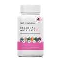 Multivitamines véganes pour les femmes - Une fois par jour - 28 nutriments - stimuler l'énergie, le sommeil, les cheveux, la peau, les ongles et réduire les rages - Kéto, végétalien, sans gluten, États-Unis, 2-mois d'approvisionnement