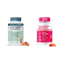 SmartyPants Ensemble de gommes multivitamines pour femmes et ados : Oméga 3 (DHA/EPA), Méthylfolate, CoQ10, Vitamine D3, C, Vitamine B12, B6, Vitamine A, K & Zinc, Sans gluten (30 jours)