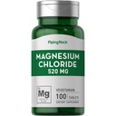 Piping Rock Magnesium Chloride | 520mg | 100 Tabletten | Vegetarisch, Non-GMO, Glutenfreie Ergänzung