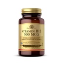 Solgar Vitamine B12 500 mcg - 100 capsules végétales - Métabolisme énergétique et soutien du système nerveux - Non-OGM, végétalien, sans gluten et sans produits laitiers, casher, halal - 100 portions