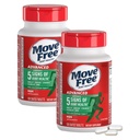 Déplacer sans glucosamine avancée Chondroïtine MSM Joint Support Supplément, soutient la mobilité, le confort, la résistance, la flexibilité et les os, 120 comprimés/40 portions (2 pack)