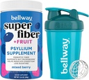 Poudre Super Fibre Bellway + Fruits, Bouteille de Shaker de baie mixte