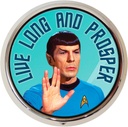 Boîte à pilules originale Star Trek Spock Leonard Nimoy - Cas de médicament compact de 1 ou 2 compartiments