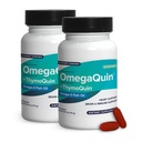 OmegaQuin High Potency Dietary Supplements for Heart, Brain, & Joint Support | Advance Formula of Cold Pressed Black Seed Oil with VivoMega Fish Oil | Omega 3 Supplements for Women & Men, 60 Softgels