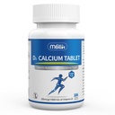 Supplément de calcium Vitamine-D3 1200 mg Magnésium-Mini - 186Tablettes Non aromatisées à libération lente Bone Santé Femmes et Hommes Supplément diététique Facile à avaler Sans sucre