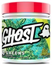 GHOST Verts Poudre, Lime - 30 portions - 19 Verts et Rouges Superfood Poudre, Fruits, Légumes, Spiruline, et Chlorelle, Prébiotiques, 10 milliards d'UFC Enzymes probiotiques et digestifs - Sans gluten