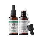 Teinture d'alfalfa, Extrait d'alfalfa biologique (Medicago Sativa) Feuille séchée, Extrait d'antioxydant pour le soutien immunitaire, non-OGM dans Glycérine végétale biologique pressée à froid 2 oz, 670 mg