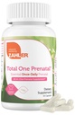 Zahler - Vitamines prénatales totales pour les femmes (60 Nombre) Vitamines prénatales quotidiennes avec acide folique, fer, zinc et 19 autres vitamines et minéraux essentiels - Capsules de multivitamines prénatales Kosher